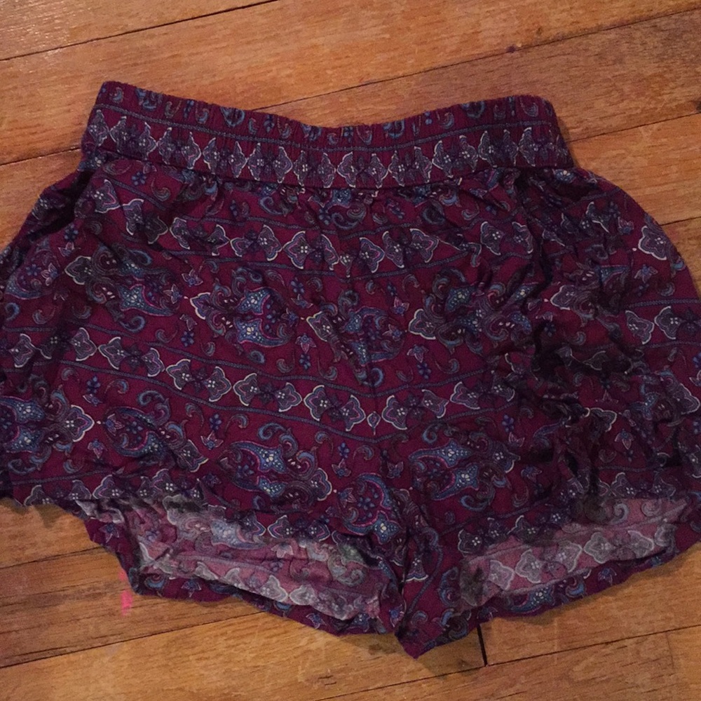Flowy floral pants